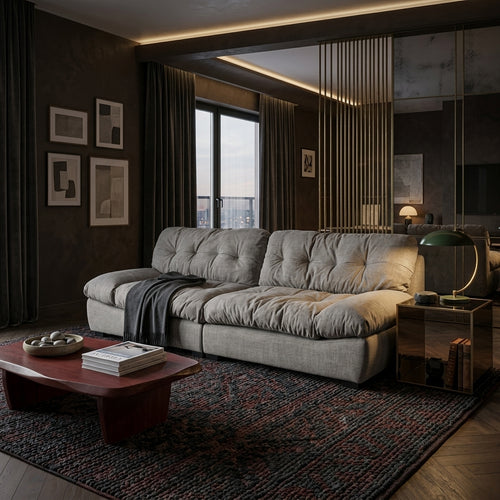 Avenida Liberdade Sofa — Heavy Moody room render (SOFA-090)