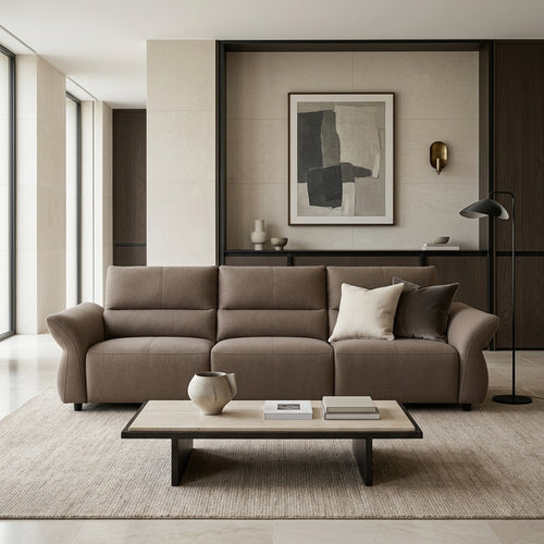 Burgos Sofa — Sculptural Minimal room render (SOFA-035)