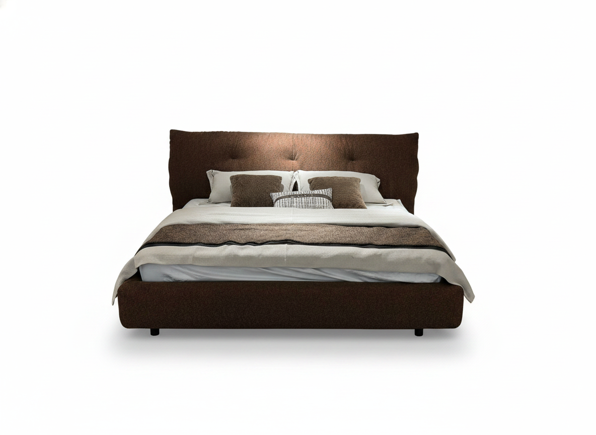 Burgundy Soft Bed