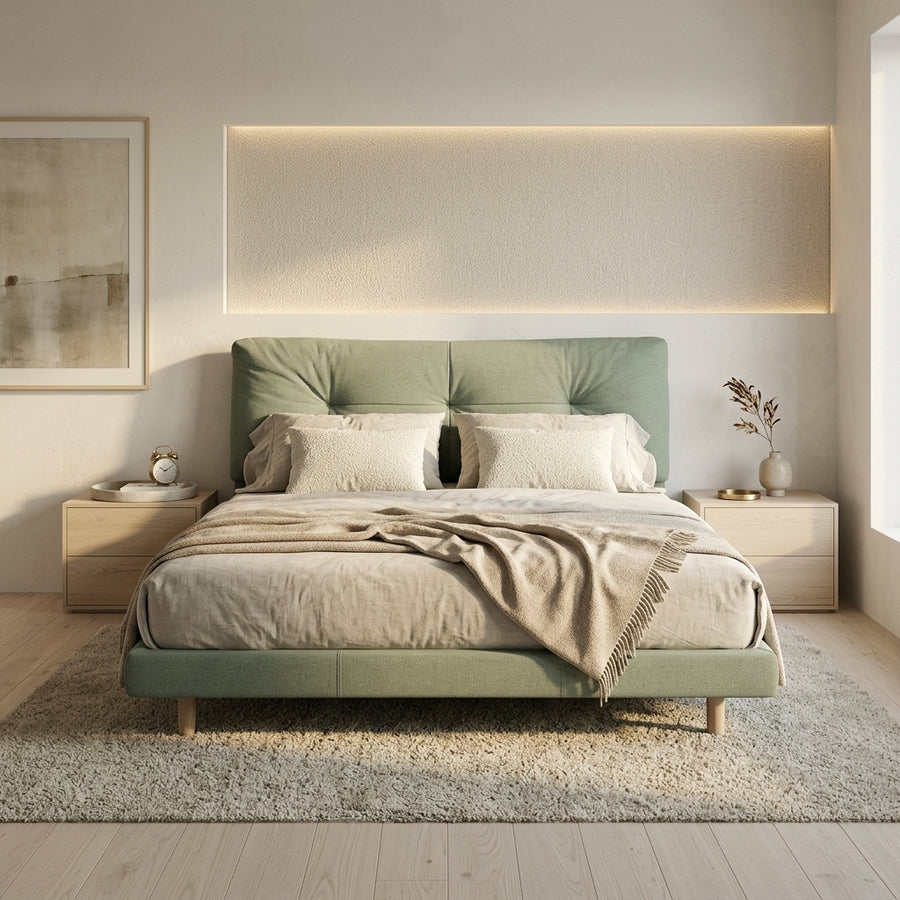 Lyon Soft Bed — handcrafted designer beds